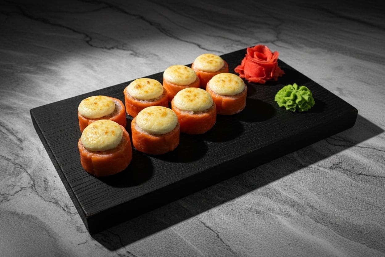 Фото Запеченная Филадельфия с крабом