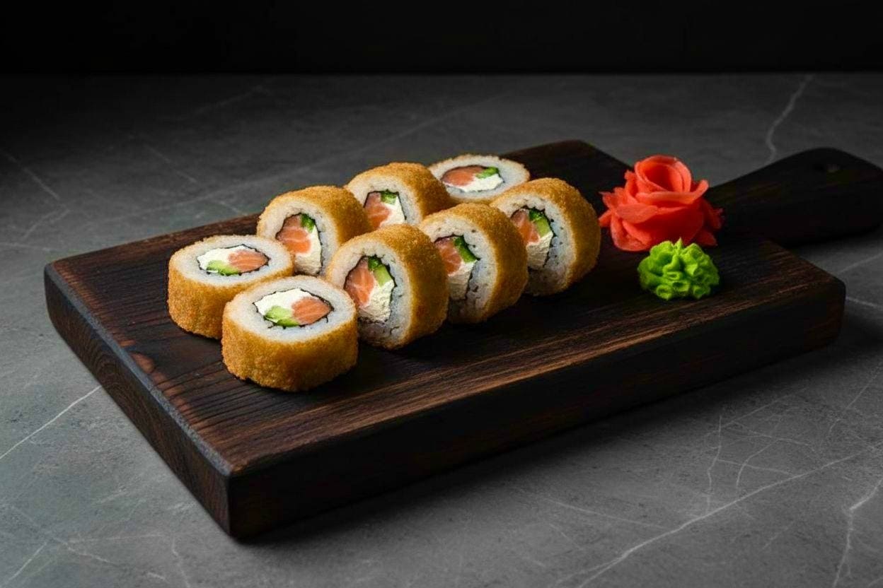 Фото Горячий сливочный лосось